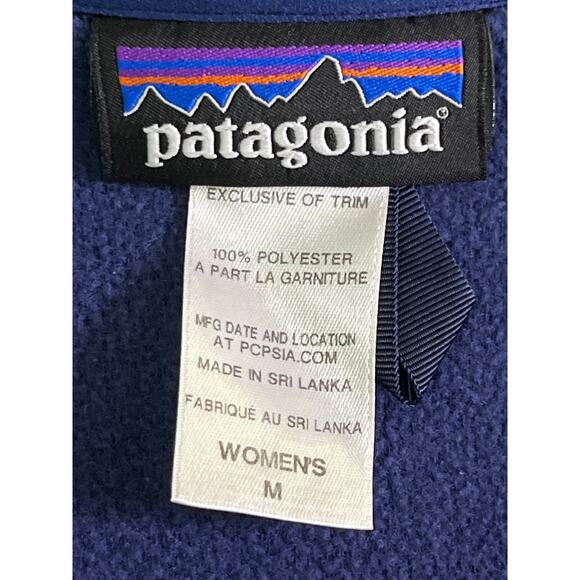 Patagonia Better Sweater Utility Fleece Jacket Navy Blue Women’s M - Picture 2 of 9